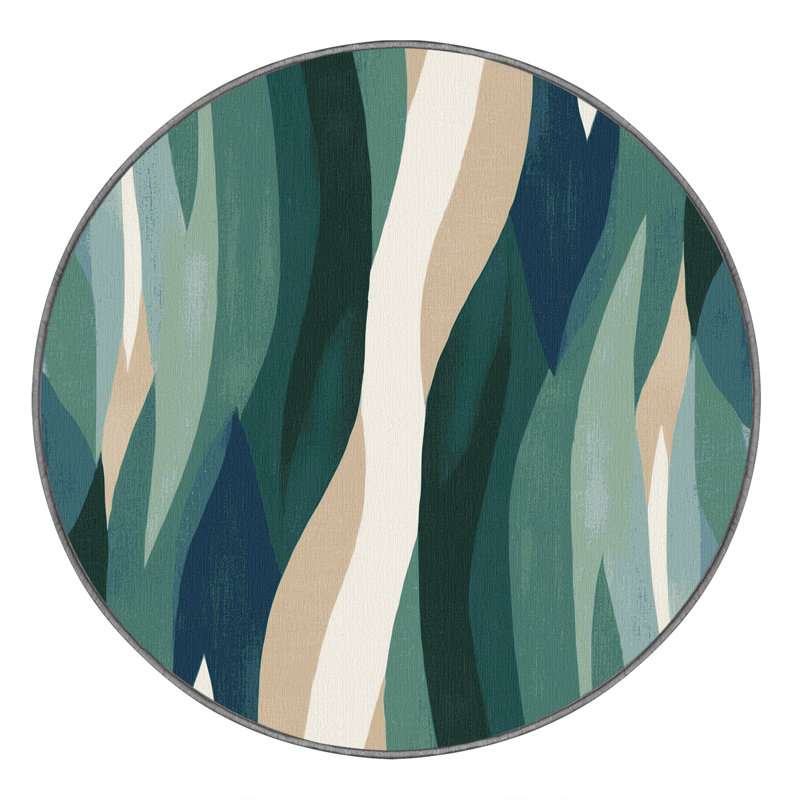 Nebula Valleys Rug, Round 8'