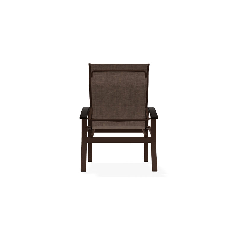 Chaise de patio Askar, Moka Sunbrella®, Noir, Kona texturé