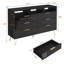 Commode 6 tiroirs avec lumières DEL, commode 55,20 Katixa-1301644853