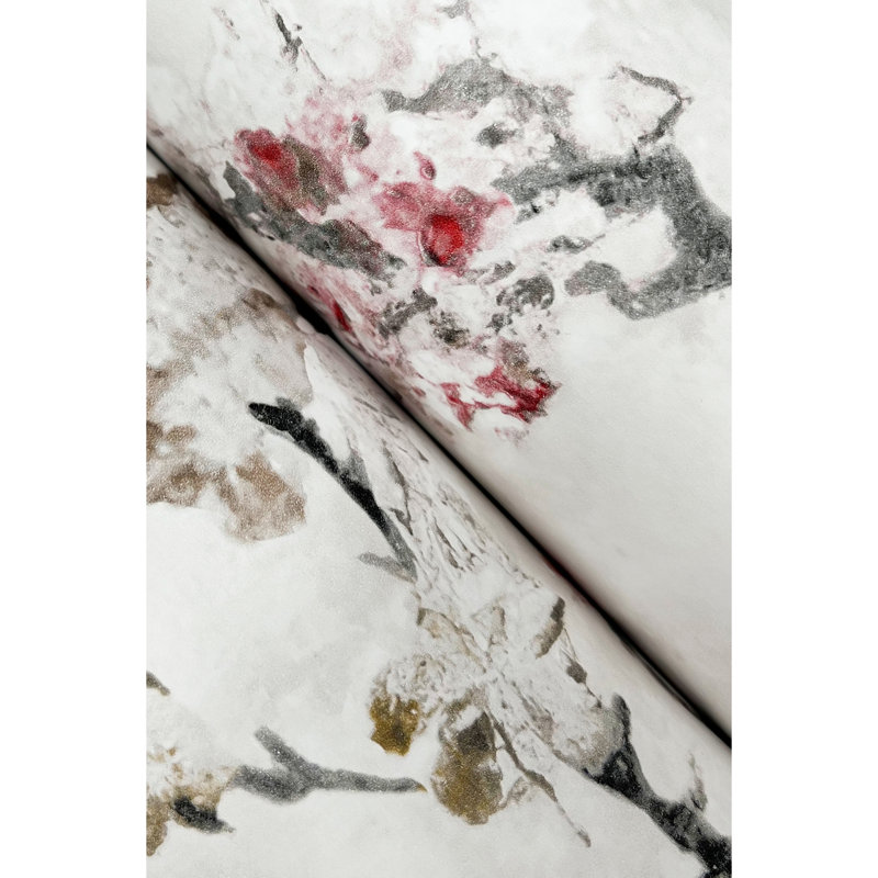 Papier peint rose Avril Chinoiserie, Rose