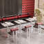 Banc rembourré en similicuir Modern Modern
