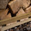197.5cm W x 80.8cm D Solid Wood Log Store