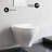Monaco Wall-Hung Toilet Bundle 0.8/1.6 GPF Dual Flush In Glossy White With Flush Plate-108927940