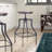 Swivel Adjustable Height Counter Stool with Metal Frame-24760167