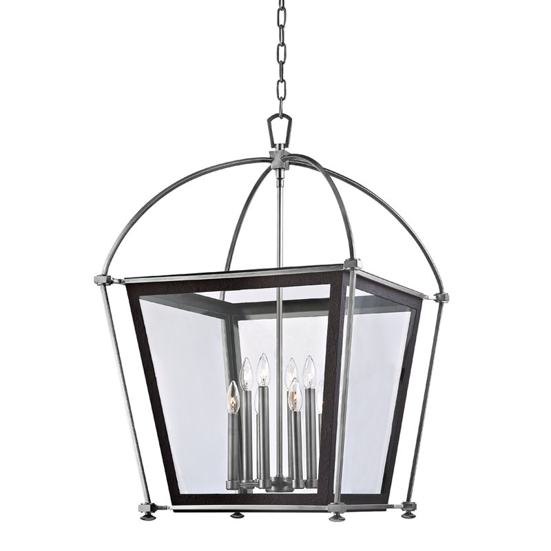 Hollis 4 - Light Chandelier, Polished Nickel, 19.25" H x 12.75" W x 12.75" D