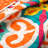 Turquoise/Orange Microfiber Reversible 3 Piece Quilt Set-1375743877