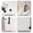 White Color Ice Cooler Box 65QT Camping Ice Chest Beer Box Outdoor Fishing Coolerblue