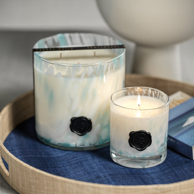 Bougie en verre AG Opal dans une boîte cadeau, Sunset Beach