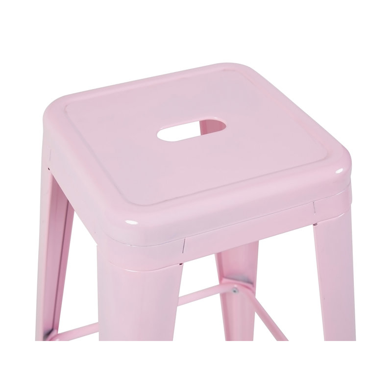 Tabouret à hauteur de comptoir 30 pouces, Rose, 2, 30