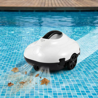 Cordless Robotic Pool Cleaner, Automatic Pool Vacuum Cleaner with 130-Min Runtime, For In-Ground Pools Up to 850 Sq Ft, Powerful Debris Removal System