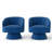 Murrow Velvet Swivel Barrel Chair(Set of 2)-522259647