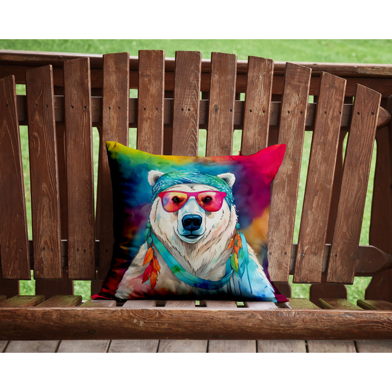Coussin Hippie, H 14 po x l 14 po