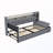 Twin Size LED Light Upholstery Daybed With Storage Footstool And Trundle And USB Charging-284311995-284311989