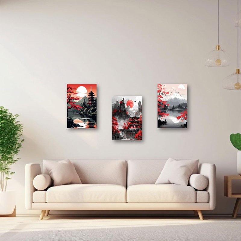 3 Piece Wrapped Canvas Print