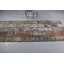 Traditional Turkish Patchwork Runner Rug in Brown for Home & Corridor Decorations