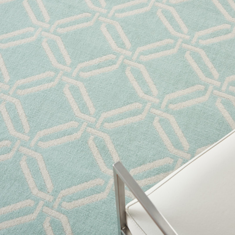 Garnier Geometric Indoor Rug, Rectangle 2' x 4'