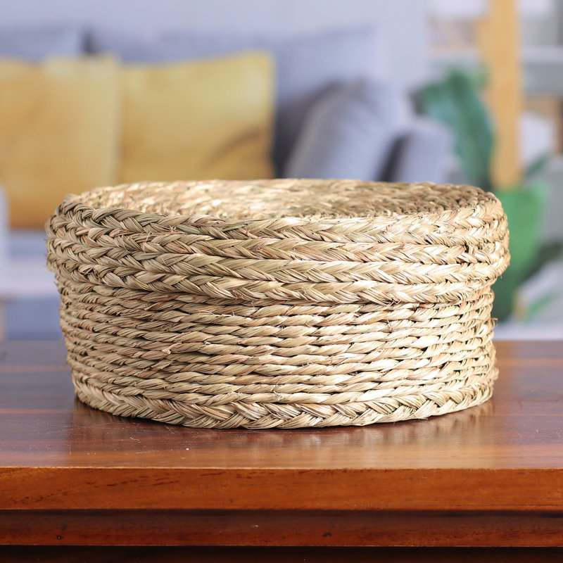 Panier en fibre naturelle fait à la main Bay Isle Home ™