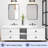 72'' Wall Mounted Double Bathroom Vanity Base Only