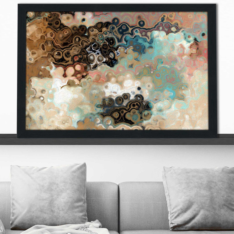 «Acts 18: 9 Speak» par Mark Lawrence - impression, Cadre espresso, H 33,5 po x l 49,5 po x P 1 po