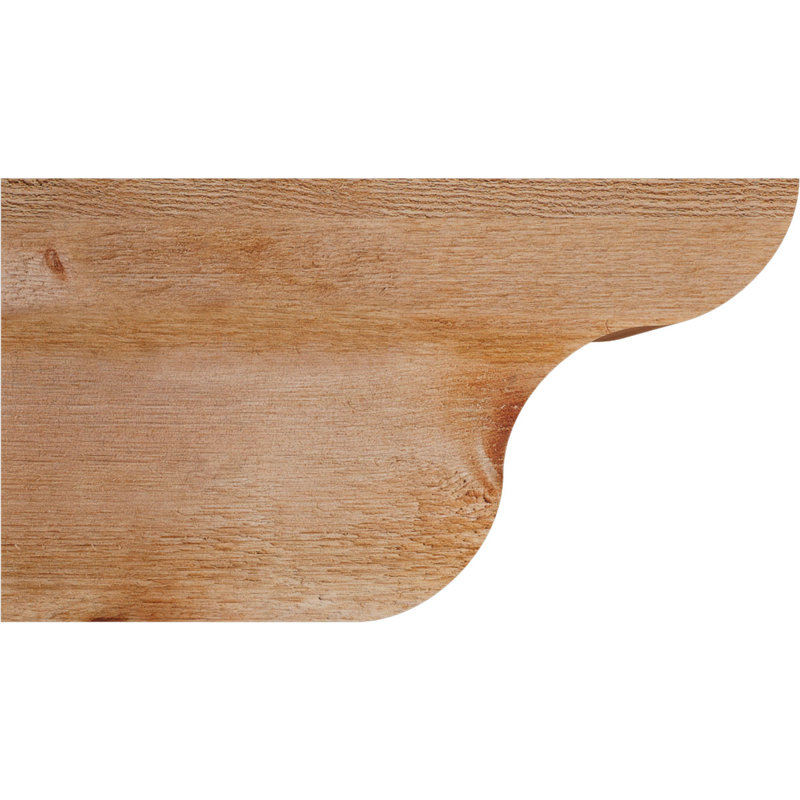 Queue de chevron Carmel, Cèdre rouge de l'Ouest, 10"H x 4"W x 18"L