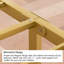 Structure de lit en métal et acier avec tête de lit tapissier moderne (grand) - beige et doré