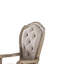 De 2 fauteuils, taupe beige et antique, passepoil à boutons, tablier de siège habilement courbé, tablier intérieur apaisant, tablier