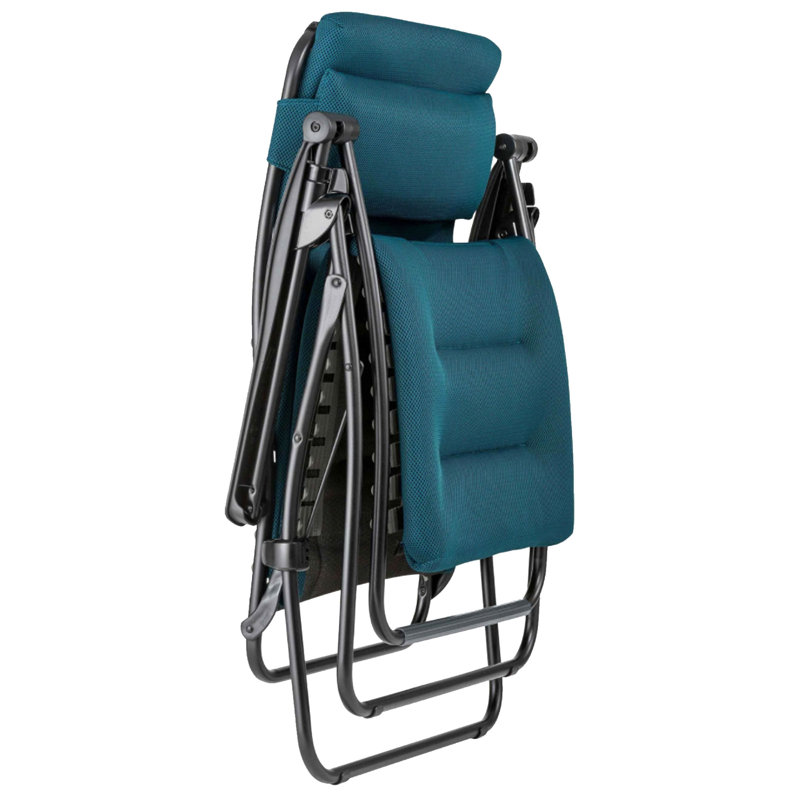 Fauteuil Lafuma Futura Air Comfort Zero Gravity, Bleu corail, Noir, noir, noir, noir