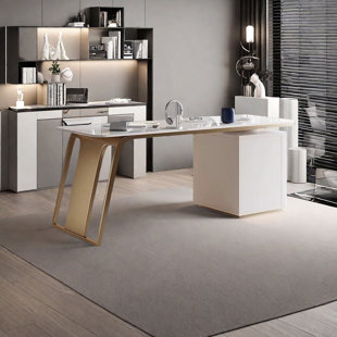 Sintered stone unique desk