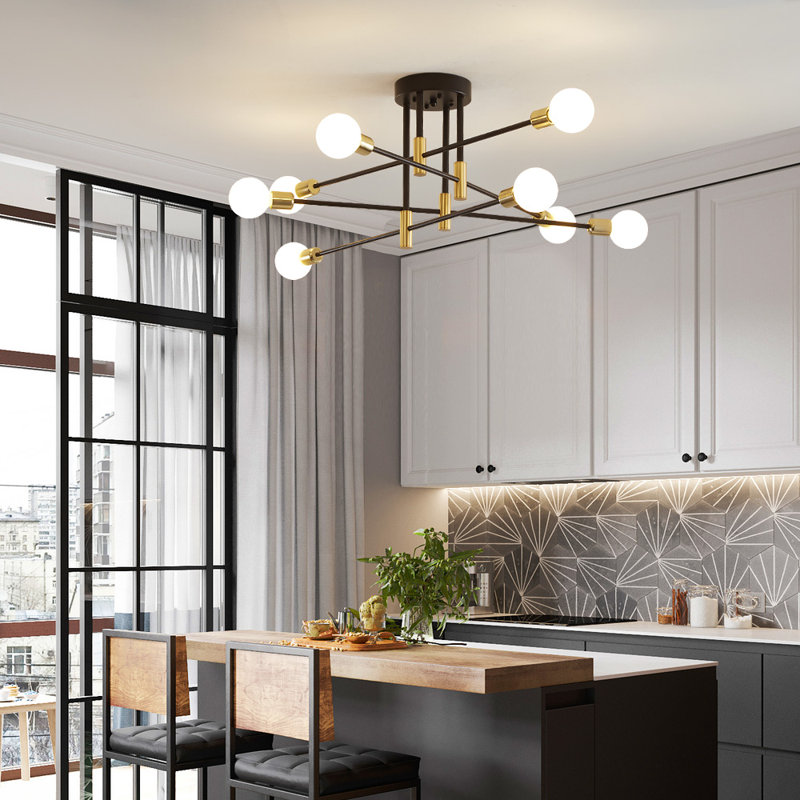 Charlice 8 - Light Dimmable Sphere Chandelier