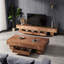 Table basse simple en rondins-106442911