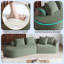 Canapé surdimensionné 4 pièces en chenille-218065312-218065316