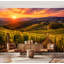 Papier peint adhésif auto-adhésif Vineyard Sunset-351797433