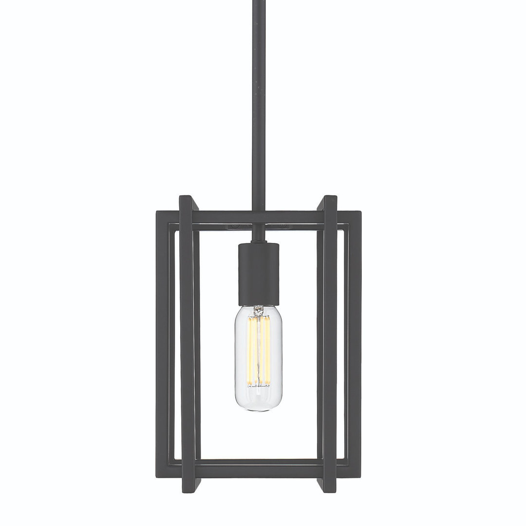 Isiah 1 - Light Single Rectangle Pendant Wade Logan® 