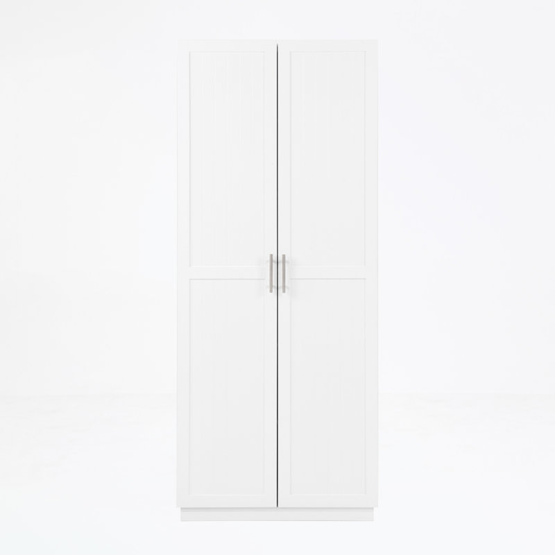 Kitchen Pantry with Storage Cabinet and Adjustable Shelves