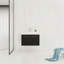 Meuble-lavabo mural 30 po avec lavabo, lavabo en résine à rebords épais, ensemble Kd