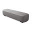 Long banc de rangement en cuir gris-112220539-129680166
