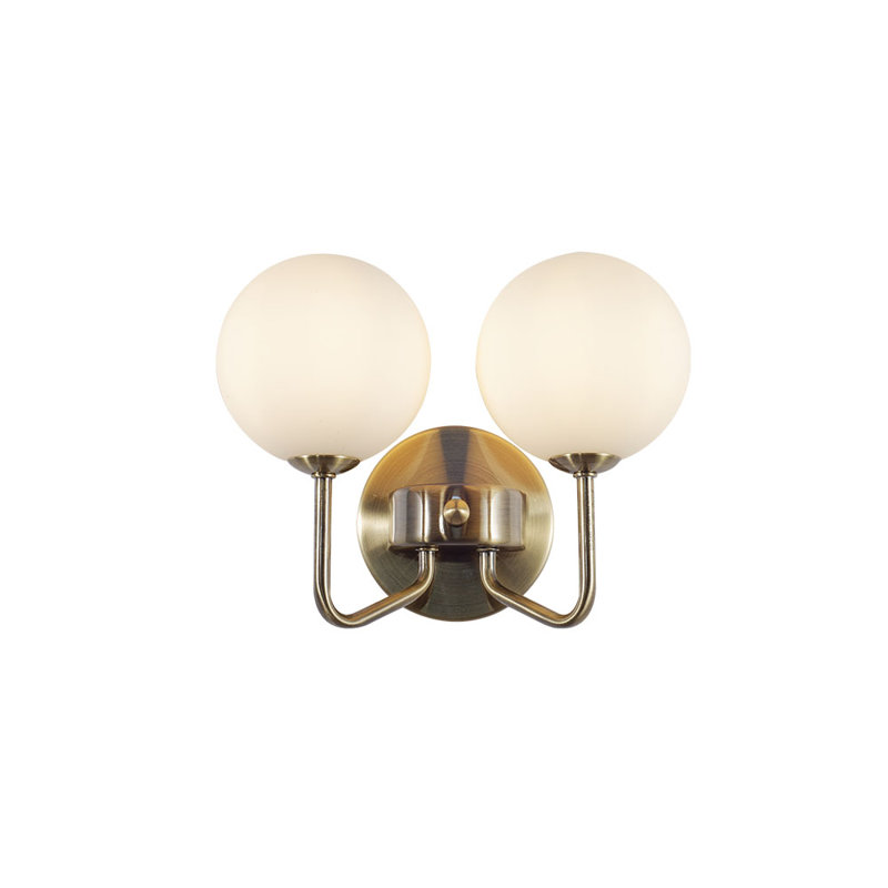 Armed Sconce, Antique Brass