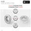 Bathroom Sink Basin Trim Overflow Round Cover 1 Pair Chrome