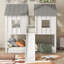 Lit superposé avec glissade et fenêtres House
