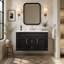 Meuble-lavabo mural 36 po avec lavabo et tiroirs en céramique, meuble-lavabo simple de style français avec charnières à fermeture douce-1884207385
