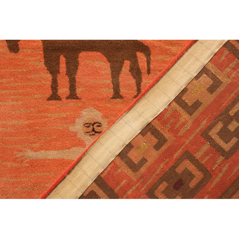 One-of-a-Kind 12'11" x 15'7" Hand Knotted Area Rug