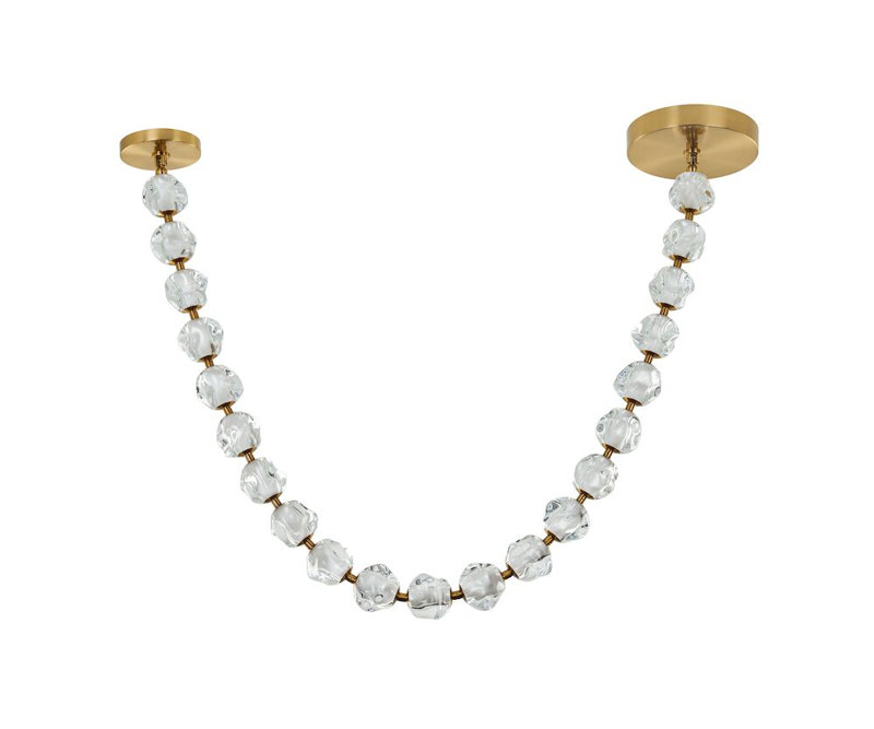 Jackie - Light Gold LED Geometric Pendant