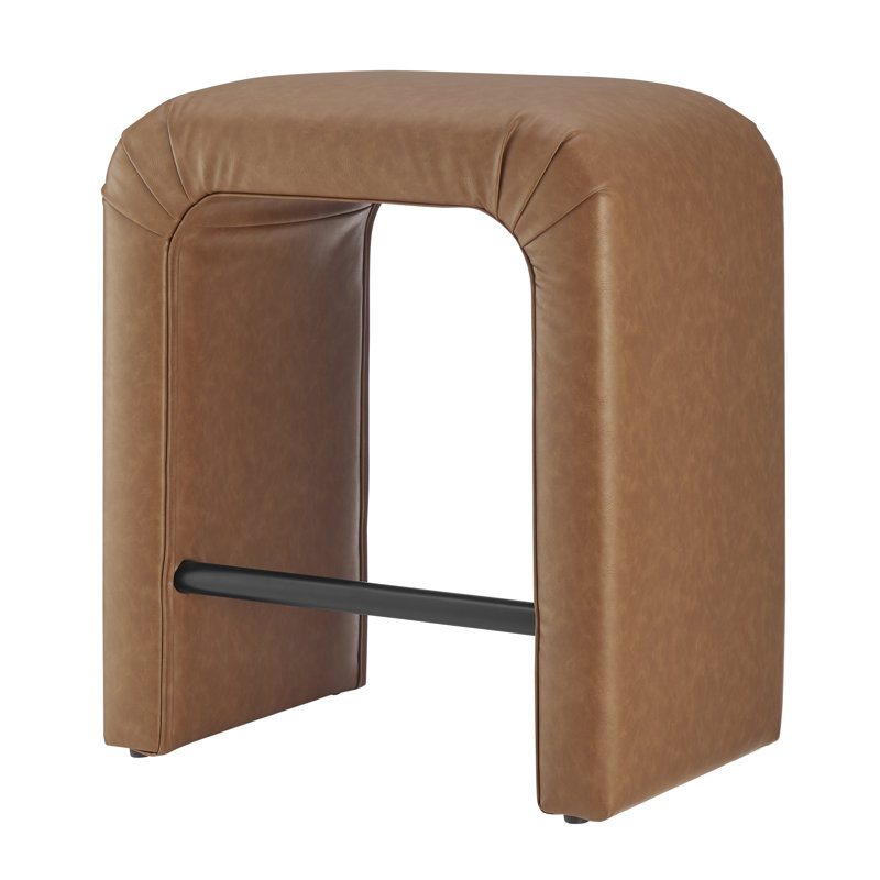 Berik 4-Piece Upholstered Counter Stool Set, Brown, 4