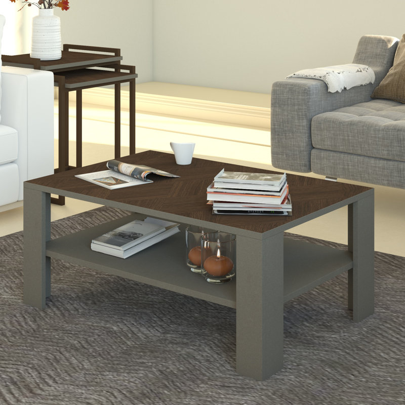 Addiline 90cm Wide Coffee Table with Storage