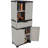 Storage Cabinet with 2 Adjustable Shelves and Center Drawer-53436889