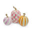 Glam 'O' Ween Pumpkin Trio Centerpiece