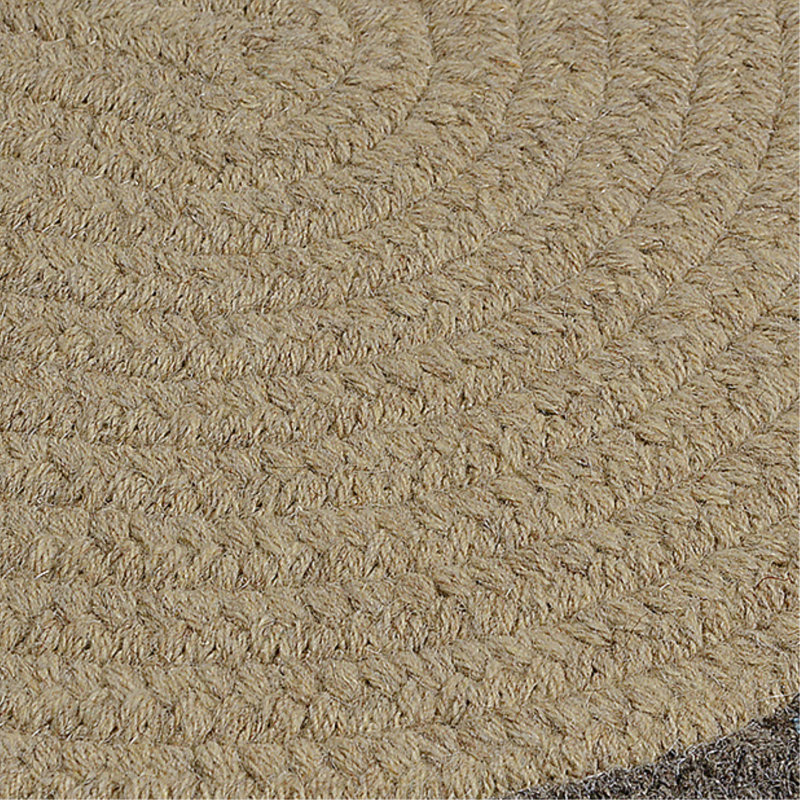 Tapis beige en laine Rupert, Ovale 8 pi x 11 pi