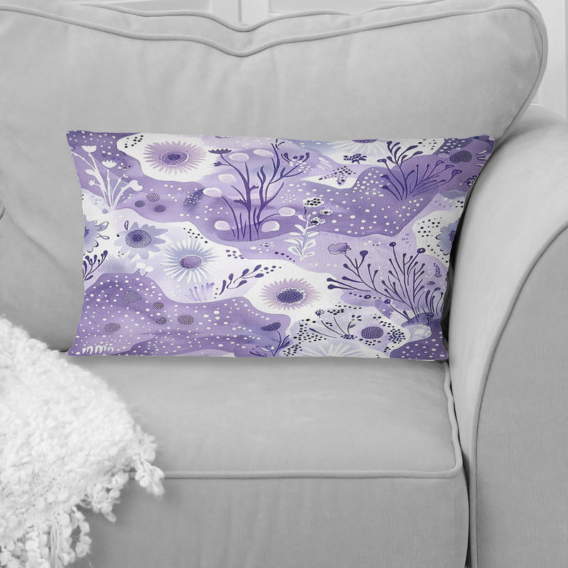 Coussin lombaire mauve lavande Delight I