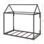 Lit plateforme simple en métal-580374957