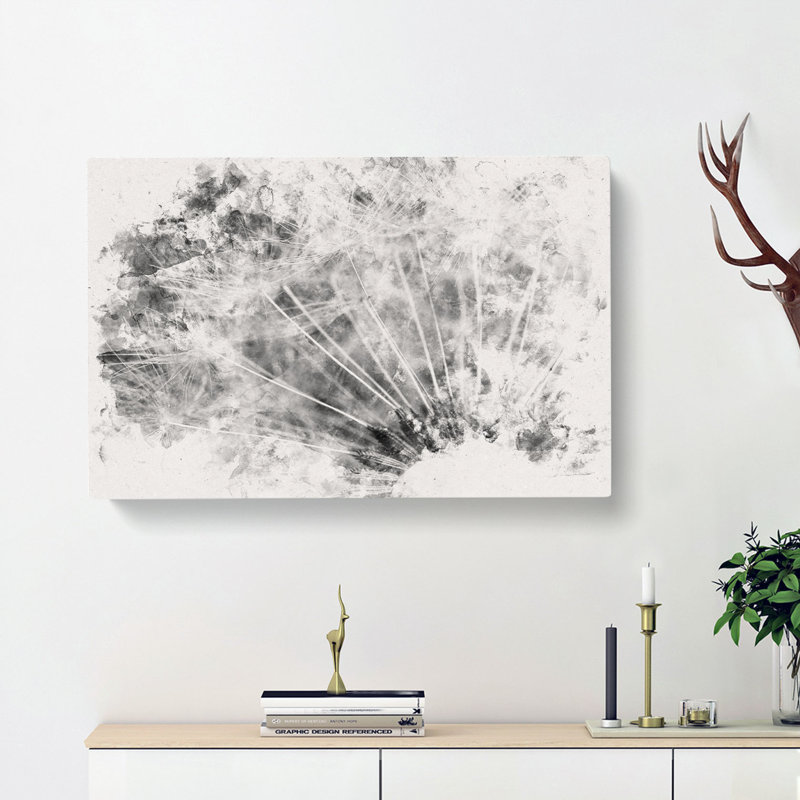 Dandelion Seed - Wrapped Canvas Print, 40cm H x 60cm W x 4cm D